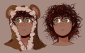 Test for how Molly would look race bent from white (as she was in Anime Campaign) to black.